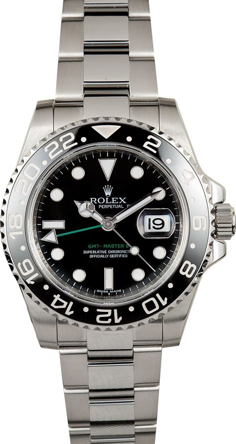 rolex gmt green hand